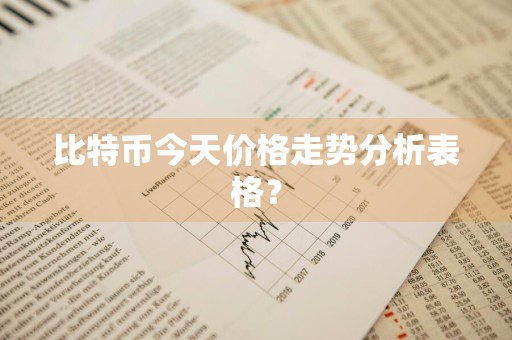 比特币今天价格走势分析表格？