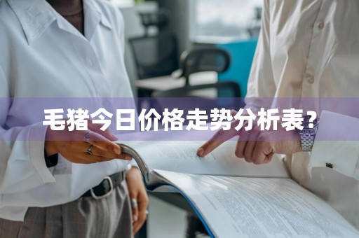 毛猪今日价格走势分析表？