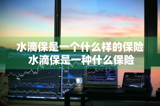 水滴保是一个什么样的保险 水滴保是一种什么保险