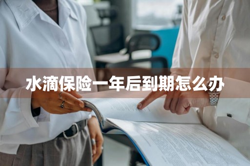 水滴保险一年后到期怎么办