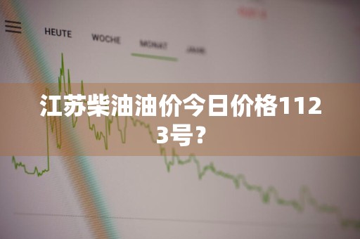 江苏柴油油价今日价格1123号？