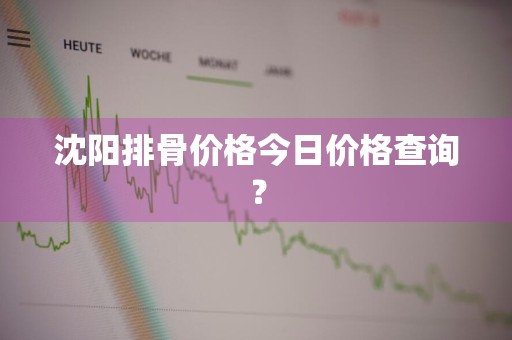 沈阳排骨价格今日价格查询？