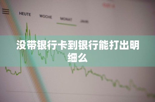 没带银行卡到银行能打出明细么