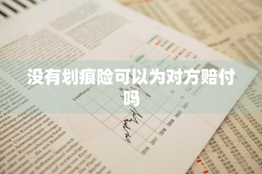 没有划痕险可以为对方赔付吗