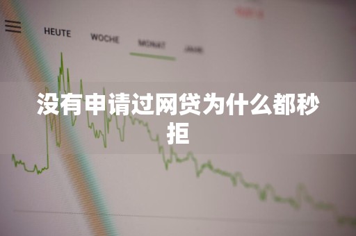 没有申请过网贷为什么都秒拒