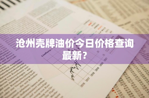 沧州壳牌油价今日价格查询最新？
