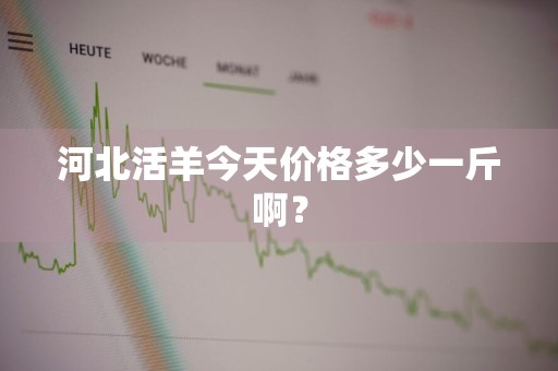 河北活羊今天价格多少一斤啊？