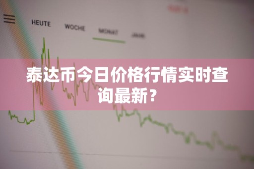 泰达币今日价格行情实时查询最新？