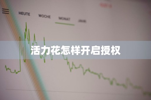 活力花怎样开启授权