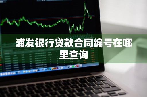 浦发银行贷款合同编号在哪里查询