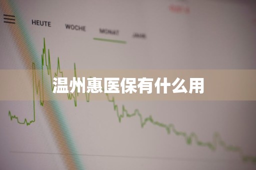 温州惠医保有什么用
