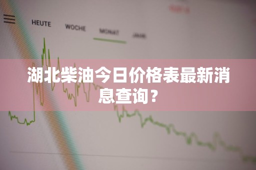 湖北柴油今日价格表最新消息查询？
