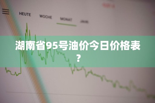 湖南省95号油价今日价格表?