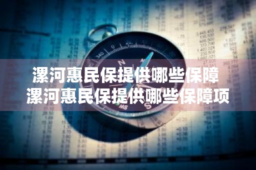 漯河惠民保提供哪些保障 漯河惠民保提供哪些保障项目