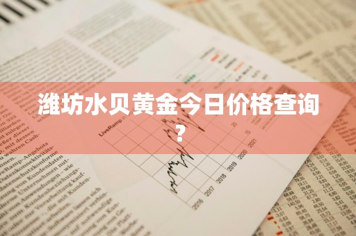 潍坊水贝黄金今日价格查询？
