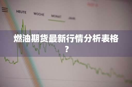 燃油期货最新行情分析表格？