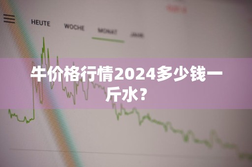 牛价格行情2024多少钱一斤水？