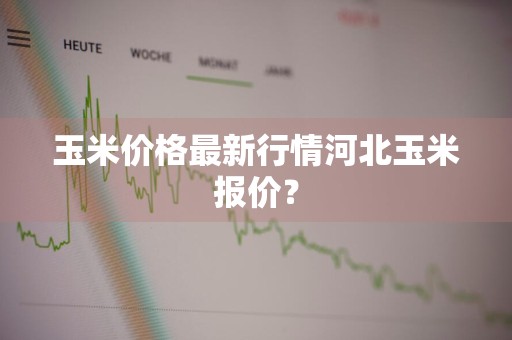 玉米价格最新行情河北玉米报价？