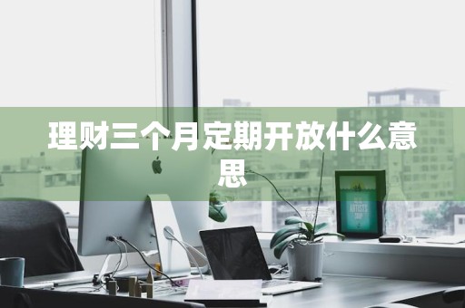 理财三个月定期开放什么意思