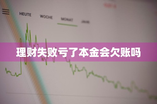 理财失败亏了本金会欠账吗
