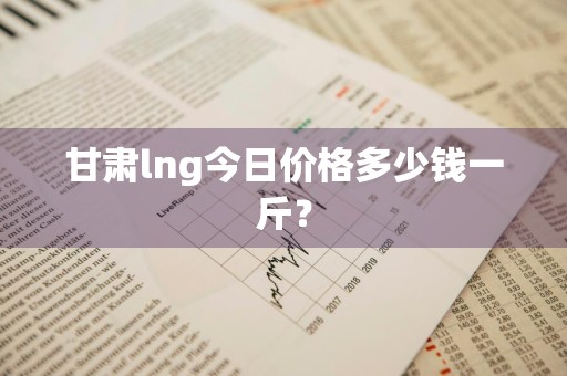 甘肃lng今日价格多少钱一斤？