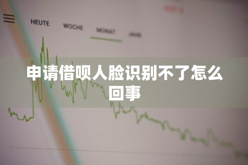 申请借呗人脸识别不了怎么回事