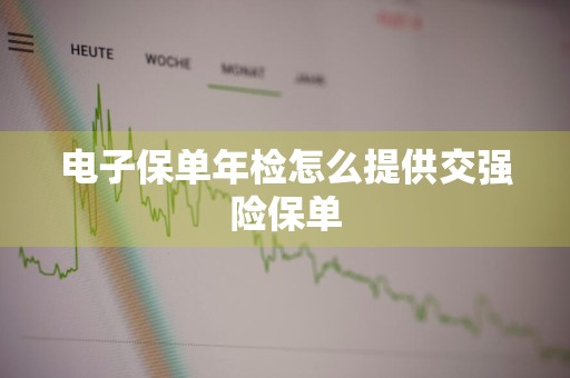 电子保单年检怎么提供交强险保单