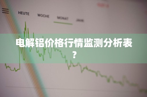 电解铝价格行情监测分析表？