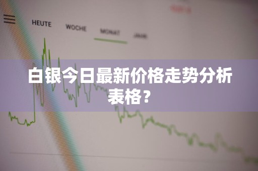 白银今日最新价格走势分析表格？