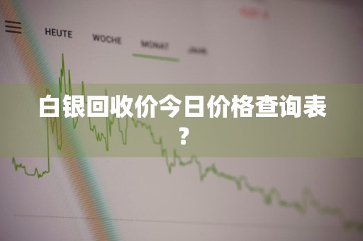 白银回收价今日价格查询表？