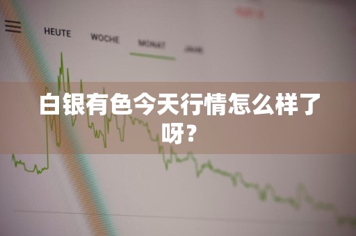 白银有色今天行情怎么样了呀？