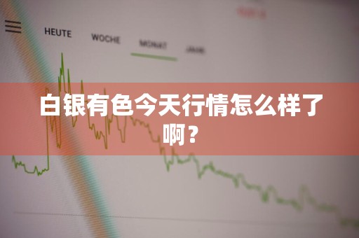白银有色今天行情怎么样了啊？
