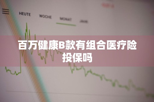 百万健康B款有组合医疗险投保吗