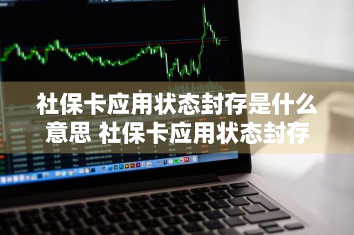 社保卡应用状态封存是什么意思 社保卡应用状态封存是什么意思怎么处理