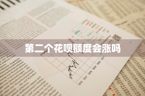第二个花呗额度会涨吗