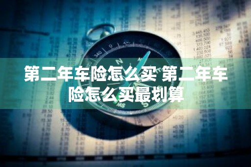 第二年车险怎么买 第二年车险怎么买最划算