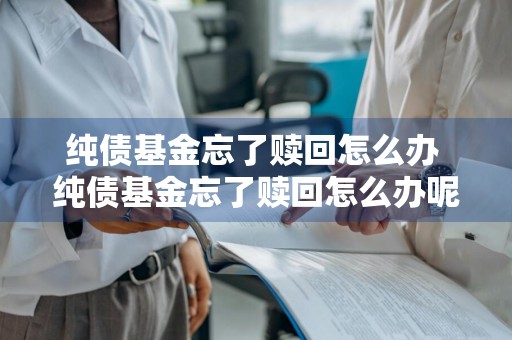 纯债基金忘了赎回怎么办 纯债基金忘了赎回怎么办呢