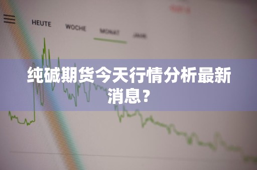 纯碱期货今天行情分析最新消息？