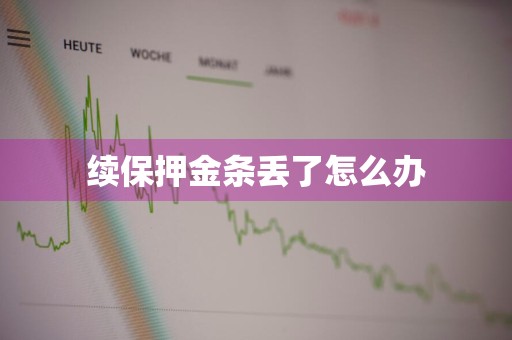 续保押金条丢了怎么办