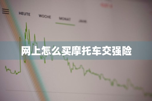 网上怎么买摩托车交强险