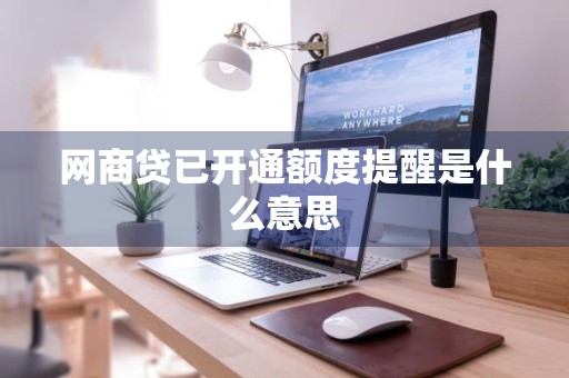 网商贷已开通额度提醒是什么意思