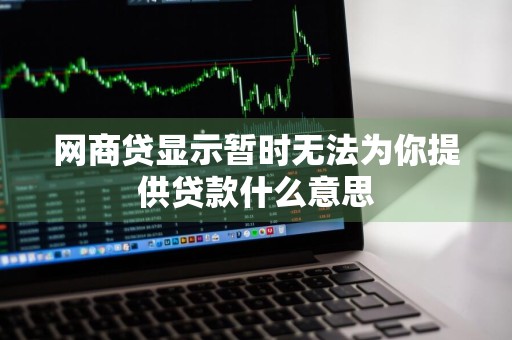 网商贷显示暂时无法为你提供贷款什么意思