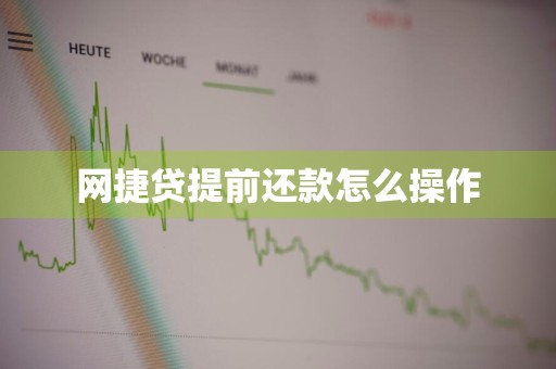 网捷贷提前还款怎么操作