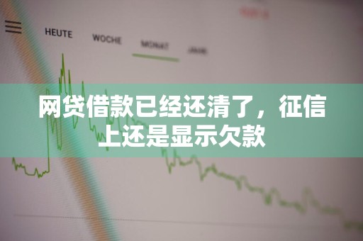 网贷借款已经还清了，征信上还是显示欠款