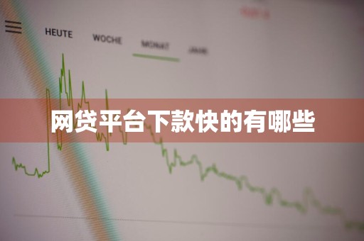 网贷平台下款快的有哪些