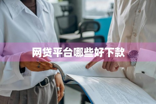 网贷平台哪些好下款