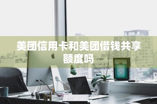 美团信用卡和美团借钱共享额度吗
