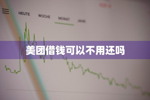 美团借钱可以不用还吗