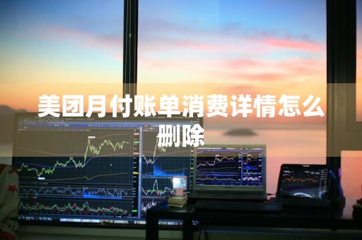 美团月付账单消费详情怎么删除