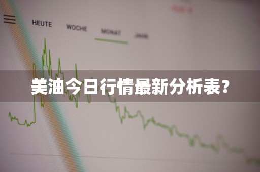 美油今日行情最新分析表？